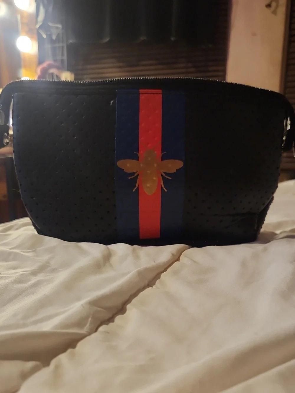 Parker& Hyde Queen Bee Collection Tolietry/Makeup Bag